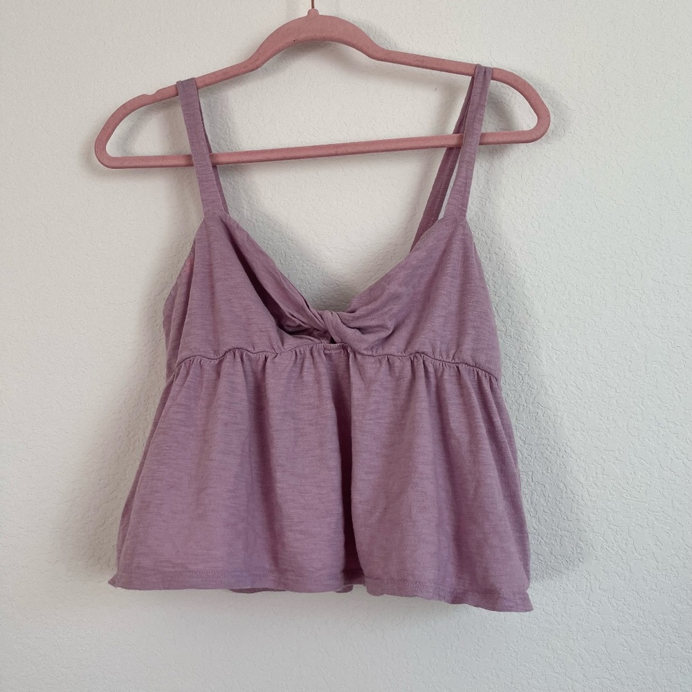 social lite flowy lavender top